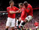 Man United ease past Villa to go five clear at top