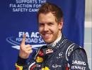 Vettel and Red Bull on pole in Bahrain