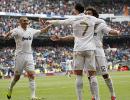 Real beat Sevilla, close in on La Liga title