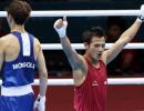 Devendro beats Beijing Games silver medalist to enter QF