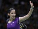 Saina wins bronze after injury stops Xin Wang