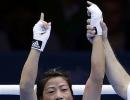 MC Mary Kom creates history, assured of a medal