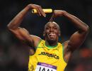 PHOTOS: Third gold for Bolt as Jamaica win 4x100 with WR