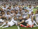 PHOTOS: Real Madrid beat 10-man Barca to lift Super Cup