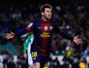 Record-breaking Messi helps Barca to close win over Betis