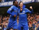 PHOTOS: Chelsea hit Villa for eight, leaders United held