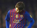 Messi thwarted as Valencia hold Barca in Cup