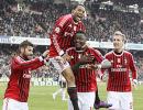 Milan keep the goals flowing to lead Serie A