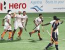 PHOTOS: Sandeep scintillates in Oly hockey qualifier