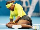 Injury scare for Serena ahead of Australian Open