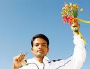 Vijay Kumar strikes gold at Asian shooting