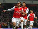 FA Cup: Van Persie on the spot as Arsenal beat Villa