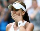 Radwanska falls ill before Wimbledon final