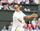 PHOTOS: Federer enters 8th Wimbledon final