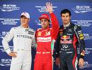 Ferrari's Alonso takes pole at Silverstone