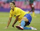 Cristiane is top scorer as flag faux-pas marks Day 1