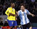 Messi sends Argentina top in World Cup qualifying