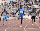 Bolt overcomes Powell challenge to win 100m in Oslo