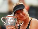 PIX: Sharapova crowned queen of Roland Garros