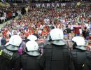 PHOTOS: Violence flares in Warsaw as Poland draw Russia