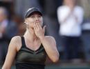 Sharapova comes back down to earth at Wimbledon