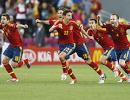 Spain beat Portugal on penalties, reach final