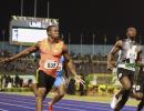 Yohan Blake shocks Usain Bolt to claim 100m title