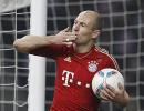 Bundesliga: Robben hat-trick sees Bayern rout Berlin