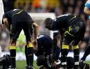 Bolton's Muamba critically ill after collapsing on pitch