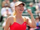 Sharapova sinks Wozniacki to reach Miami final