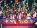 Falcao, Simeone script Europa history as Atletico win