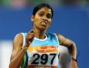 Sudha breaks national record but misses Olympic mark