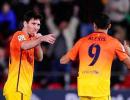 Messi nets twice as shaky Barca beat Mallorca