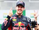 Third championship crown renders Vettel speechless