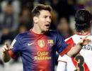 Messi hits 301 career goals mark in Rayo rout