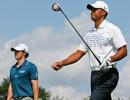 Tiger lands first blow in East Lake 'duel' with Rory