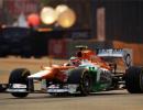 Di Resta qualifies 6th for Singapore GP