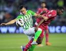 Betis battle back to draw 3-3 against 10-man Sevilla