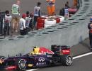 No fuel, no wheel, no points for Webber in China