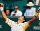 Djokovic battles through pain, Nadal finds it easy