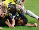 Korkmaz helps Fenerbahce close in on Europa final berth