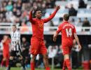 Spurs saved by late own goal, Liverpool hit six