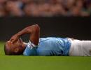 Manchester City captain Kompany out for at least four weeks