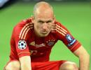 Bayern's Robben out for six weeks with deep laceration of knee