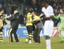 Champions League PHOTOS: Dortmund leave it late, Milan limp into last 16