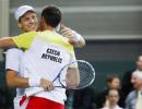 Czechs set Davis Cup record as Serbia cruise