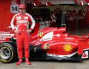 Alonso happy with new Ferrari on track return