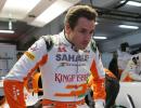 Sutil back at the wheel in Force India F1 test