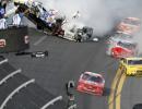 PHOTOS: Daytona speedway crash injures driver, 28 fans