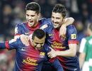 King's Cup: Barca maul Cardoba 5-0 after Villa double